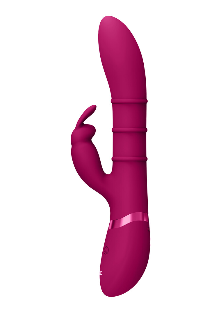 Vive by shots Sora - Up Down Stimulerende Ringen, Vibrerende G-Spot Rabbit - Roze (8714273493217)