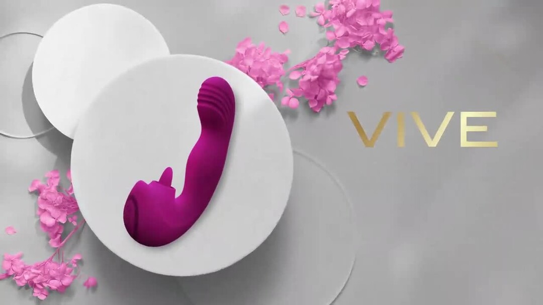 Vive by shots Yumi - Triple Motor G-Spot Vinger Beweging Vibrator en Flickering Tongue Stimulator - Roze (8714273051882)