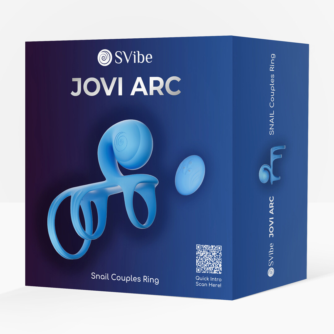 Snail vibe JOVI ARC - Slakken Trouwring - Blauwe Haze (8721325867209)