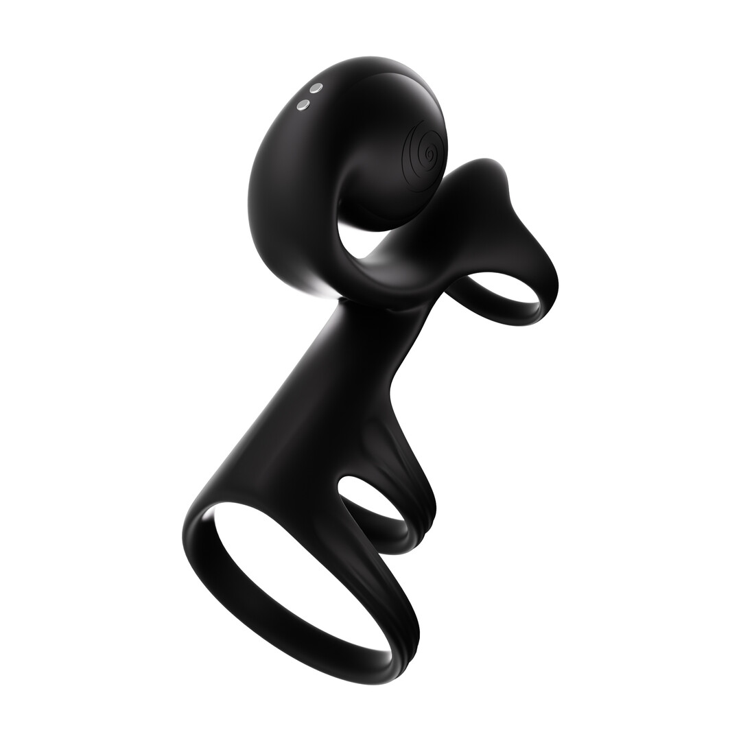 Snail vibe JOVI ARC - Slakken Trouwring - Noir Haze (8721325867216)