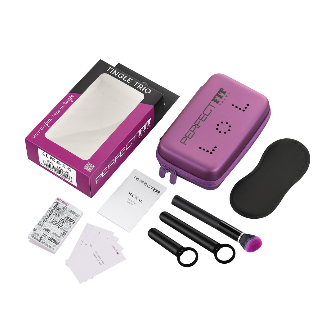 Perfectfitbrand LOL Tingle Trio - 3 Vibe Speelset - Paars/Zwart (6284305400046)