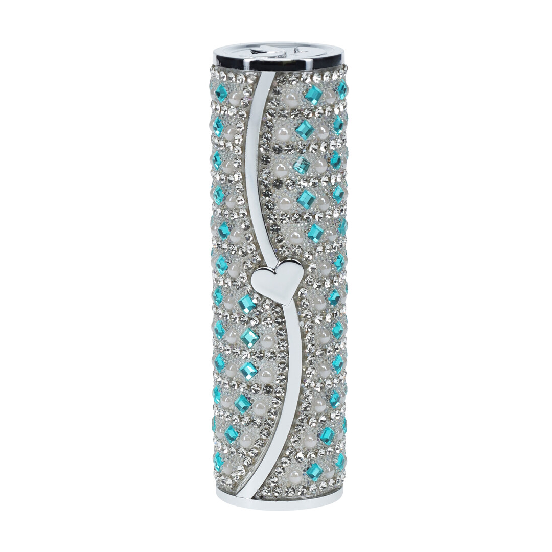 Loveline by shots Tiffany - Lipstick Vibrator with 4 Attachments - Blue (8714273069979)