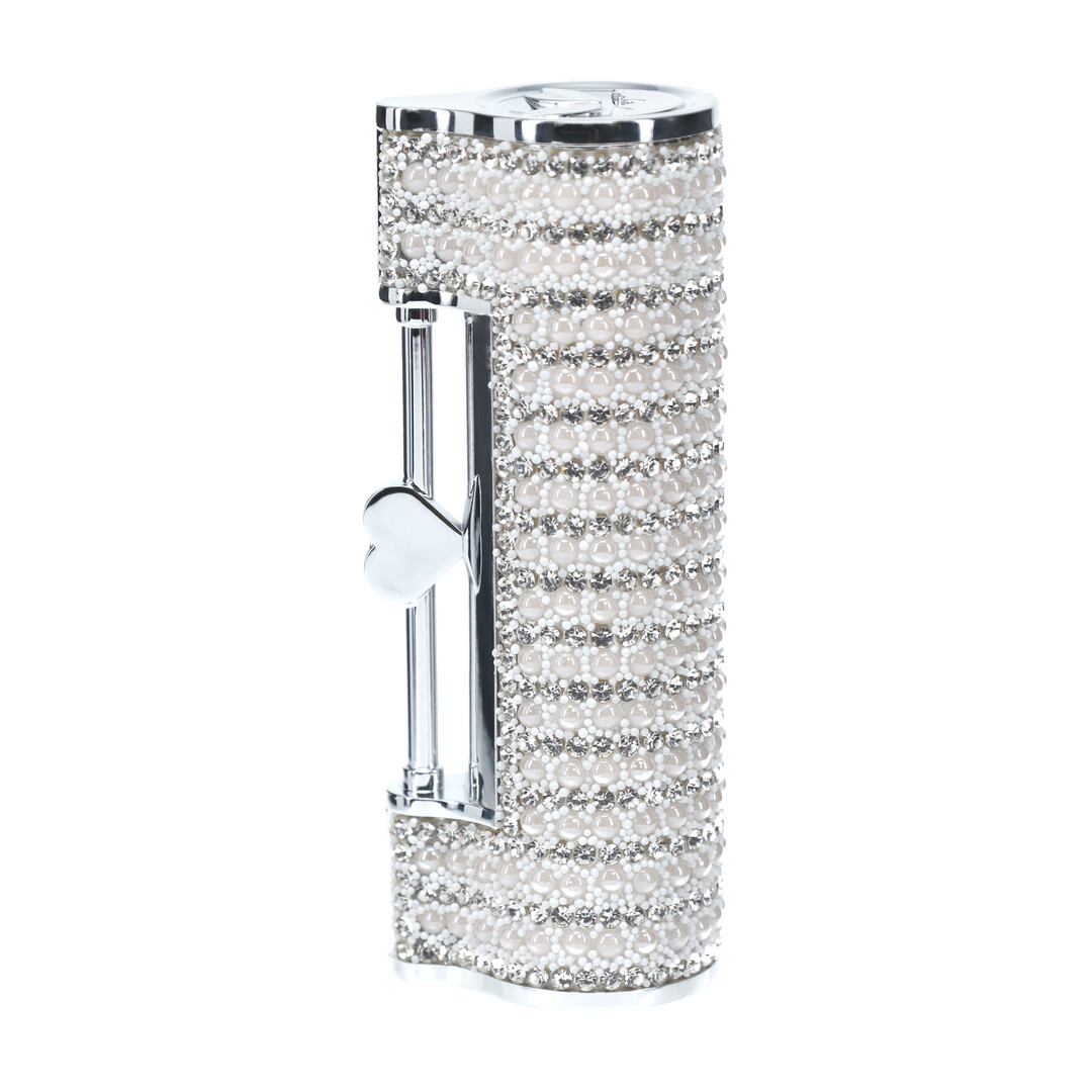 Loveline by shots Angel - Lipstick Vibrator with 4 Attachments - Clear (8714273069955)