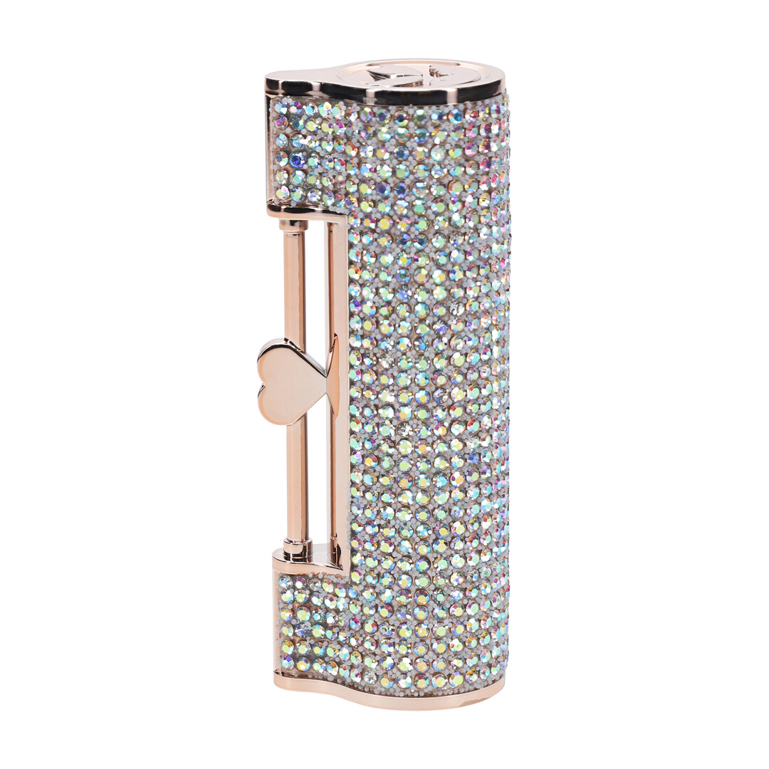 Loveline by shots Diamond - Lipstick Vibrator with 4 Attachments - Iridescent (8714273070029)