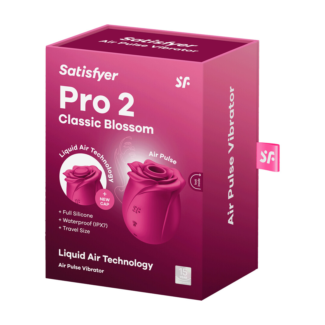 Satisfyer Pro 2 - Classic Blossom - Air Pulse Vibrator - Red (4061504065854)