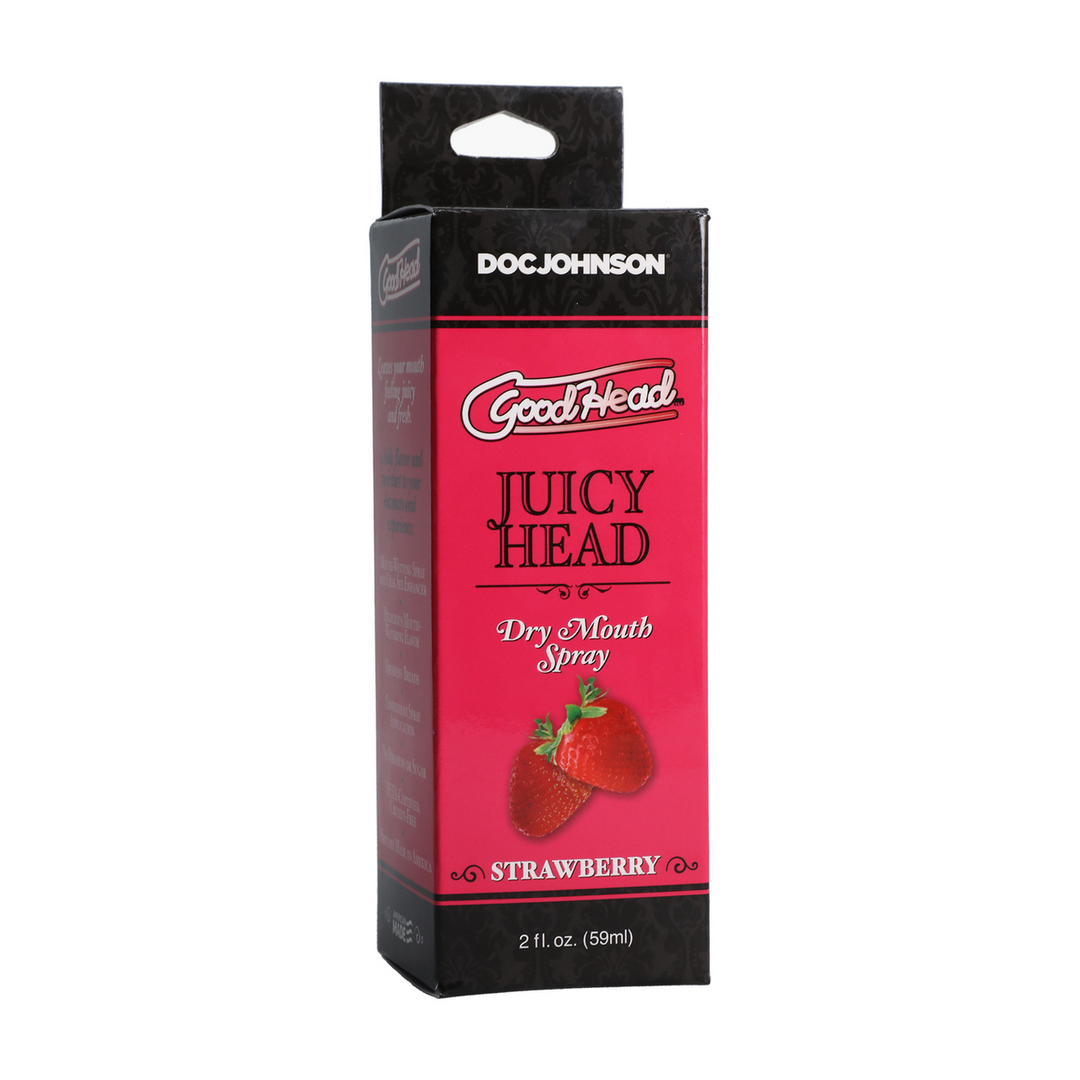Doc johnson Juicy Head - Dry Mouth Spray - Aardbei - 2 fl oz / 60 ml (782421024765)