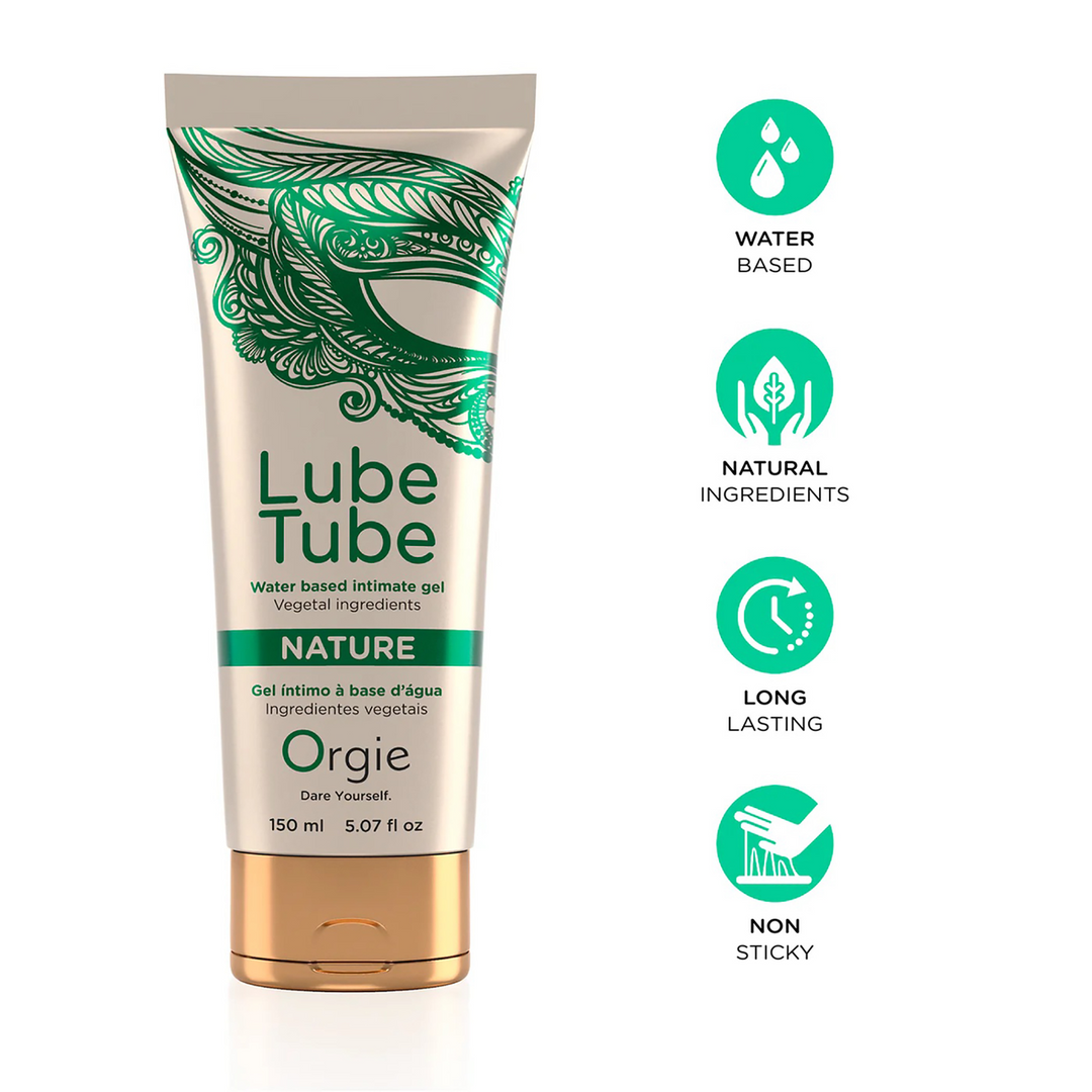 Orgie Lube Tube Nature - Waterbased Lubricant - 5 fl oz / 150 ml (5600298351096)