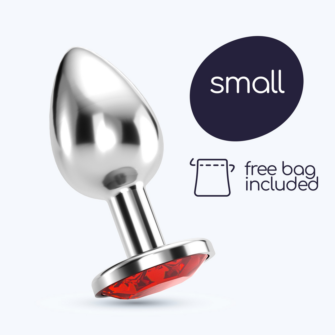 Crushious Bijou - Anale Sieraad Plug - Klein - Rood (799632355250)
