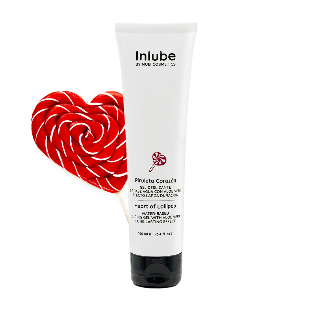 Nuei Waterbased Sliding Gel - Hart van Lollipop - 100 ml (8414606513383)