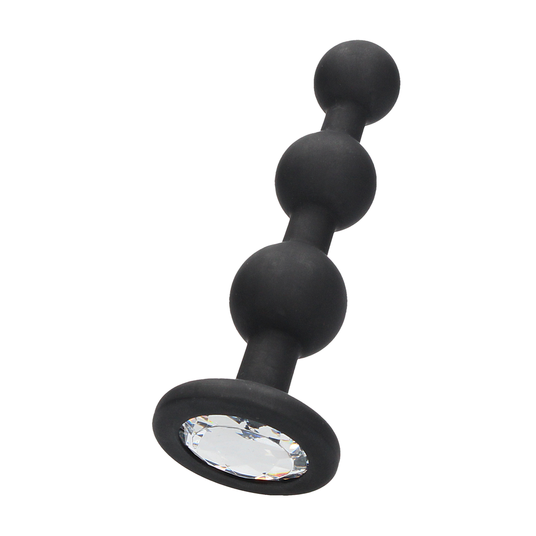 Ouch! by shots Silicone Beaded Diamond Buttplug (8714273544117)