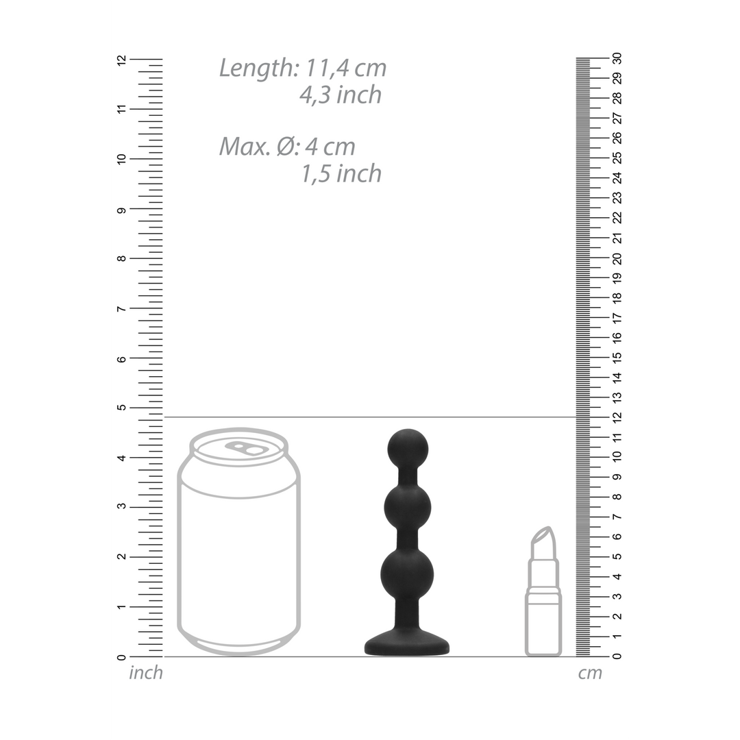 Ouch! by shots Silicone Beaded Diamond Buttplug (8714273544117)