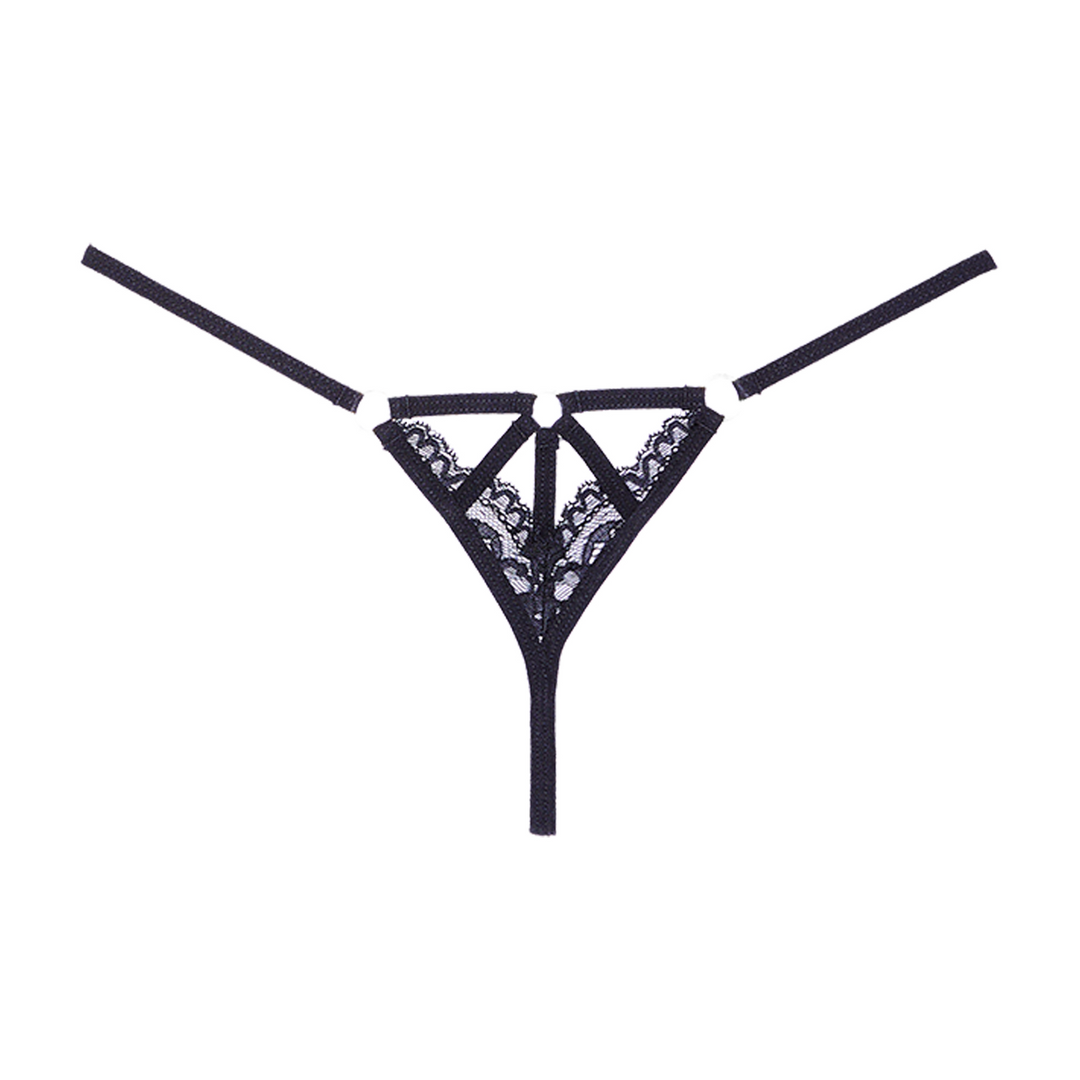 Allure Niet Storen - Kant String - OS - Zwart (883045920911)