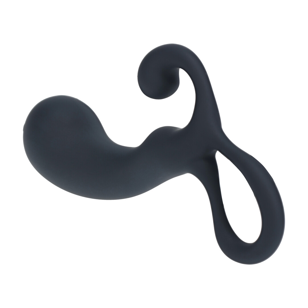 Levelz by shots Lamp met Lussen Silicoon Prostaat Massager - M - Zwart (8714273066435)