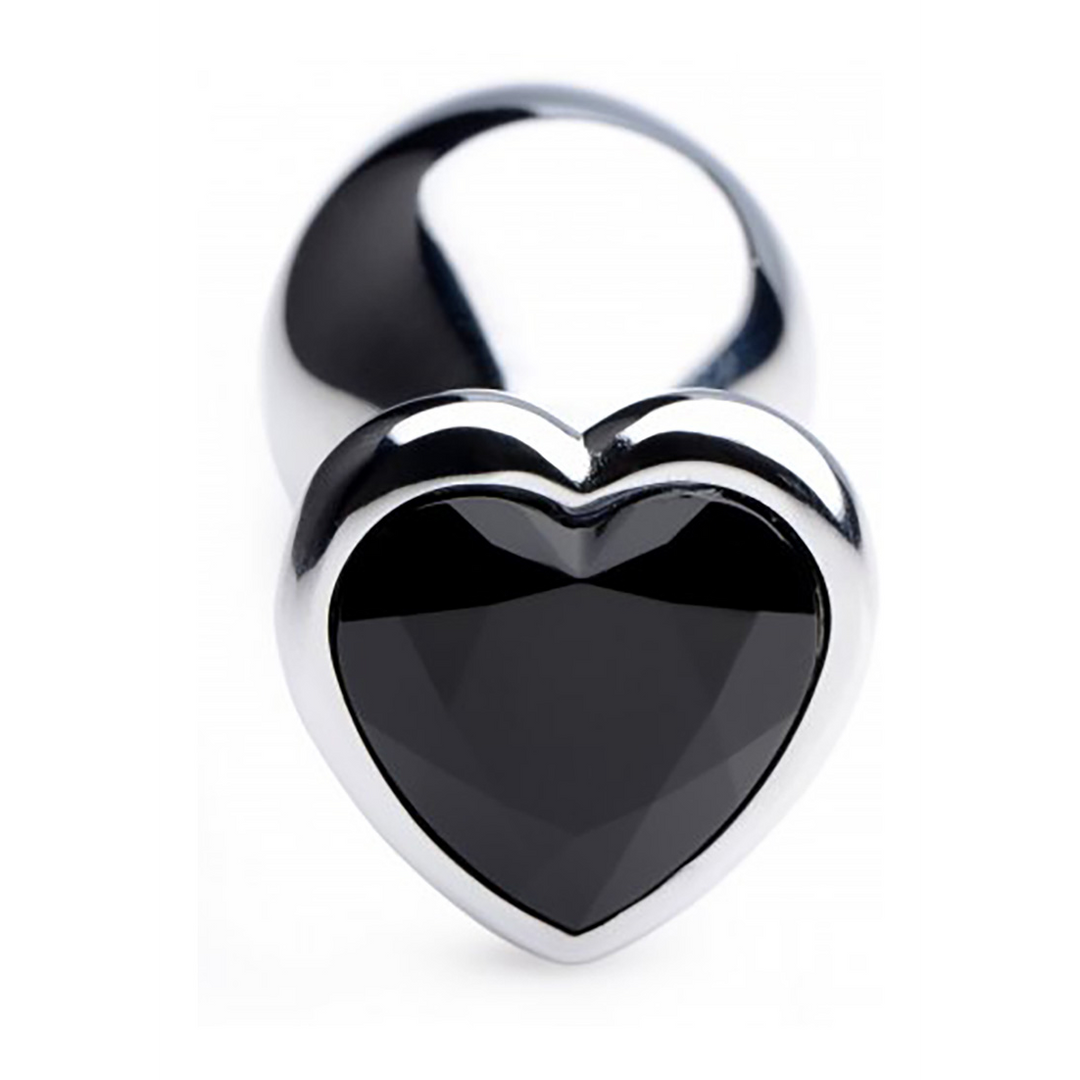 Xr brands Zwarte Hart - Butt Plug - Medium (848518037961)