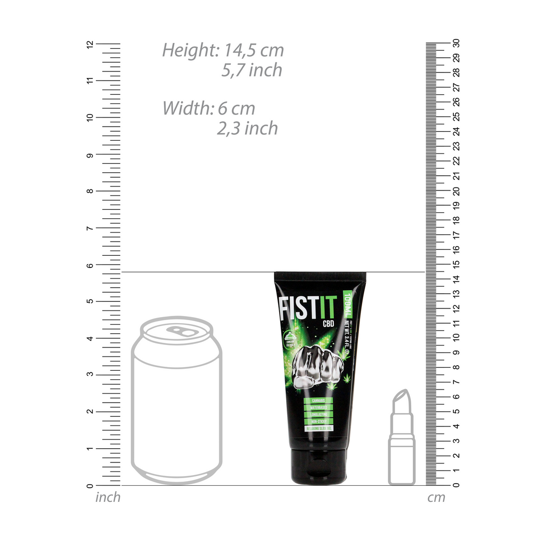 Fist it by shots CBD Glijmiddel - 3.4 fl oz / 100 ml (8714273935625)