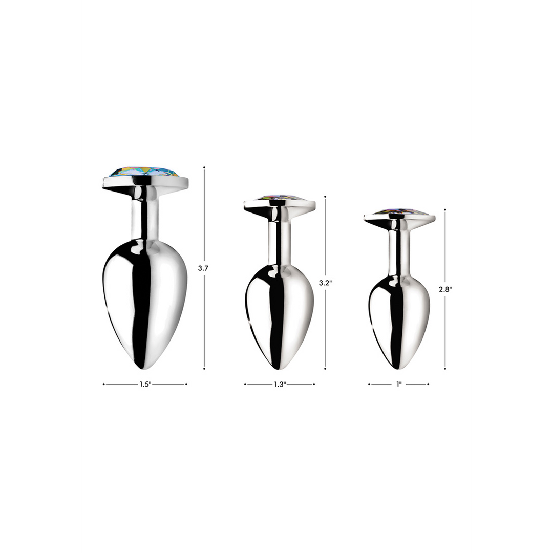 Xr brands Rainbow Prism - Butt Plug - Klein (848518036636)