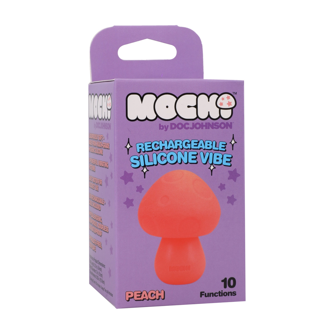 Doc johnson Paddenstoel Vibe - Oplaadbare Siliconen Vibrator - Perzik (782421099596)