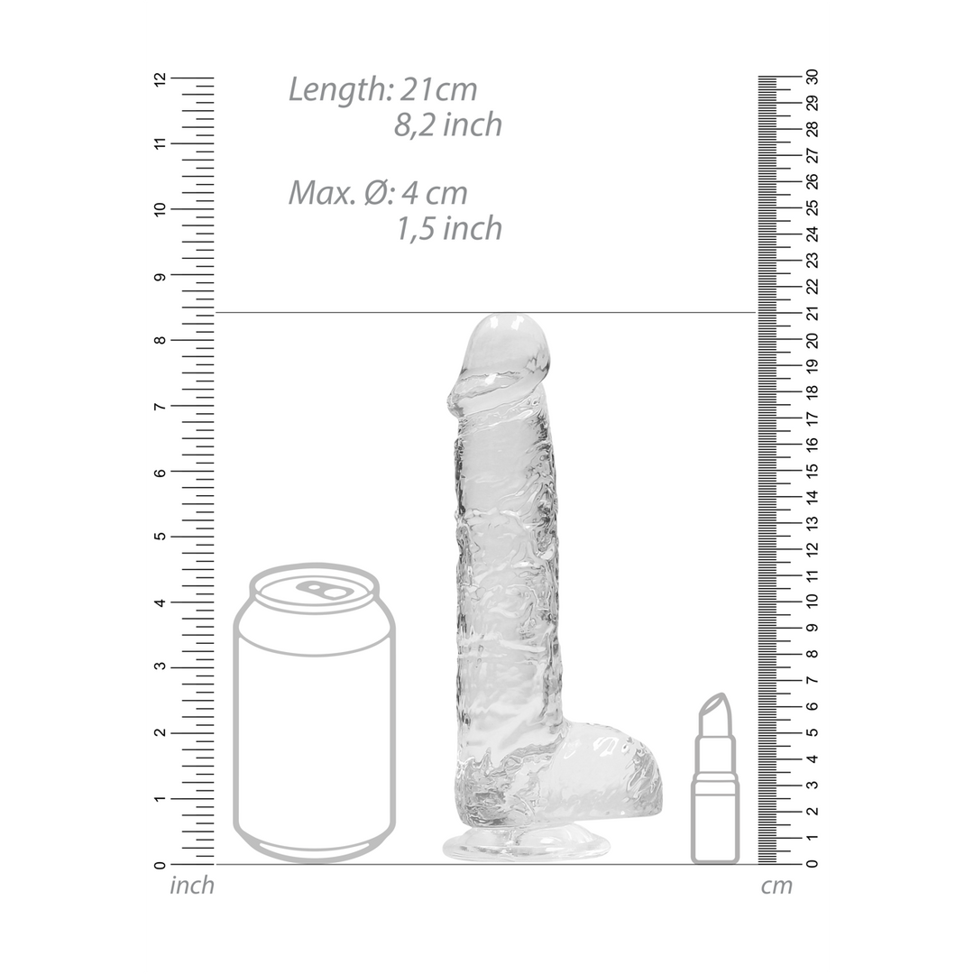 Realrock by shots Realistisch Dildo met Ballen - 8 / 21 cm (8714273543226)