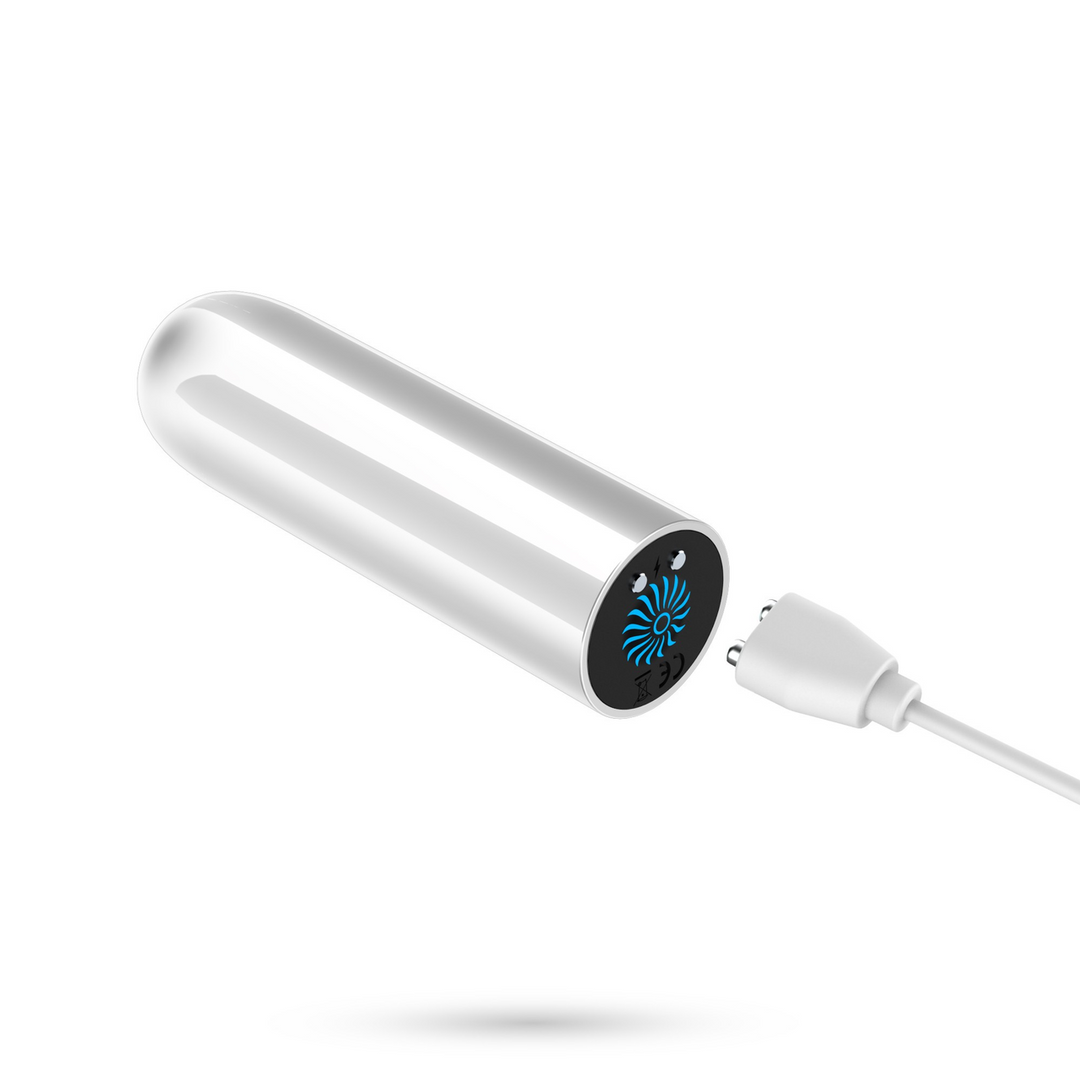 Crushious Quackers - USB Oplaadbare Vibrerende Bullet - Wit (7403254156531)