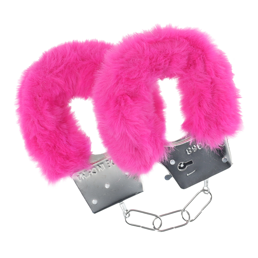 Ouch! by shots Classic Fluffy Handboeien - Roze (8714273058225)