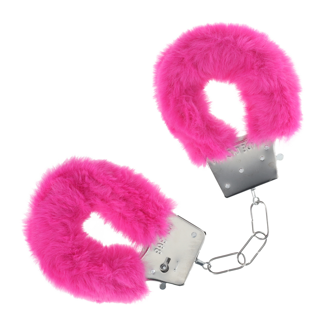 Ouch! by shots Classic Fluffy Handboeien - Roze (8714273058225)