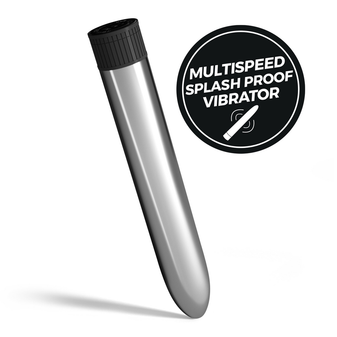 Crushious Classic Vibe - Classic Vibrator - Zilver (799632355458)