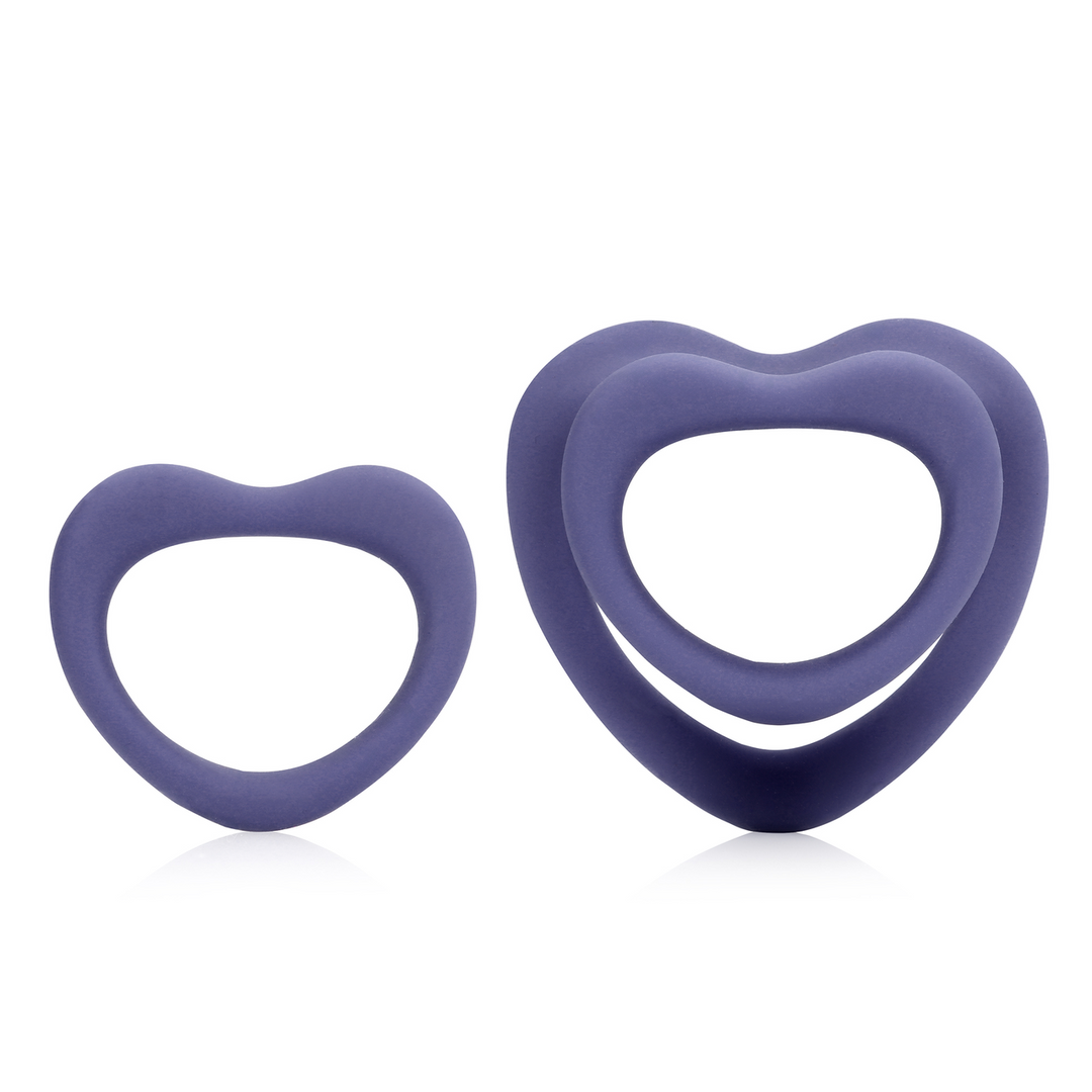 Loveline by shots Hart Cockring Set - Violet Storm (8714273044150)