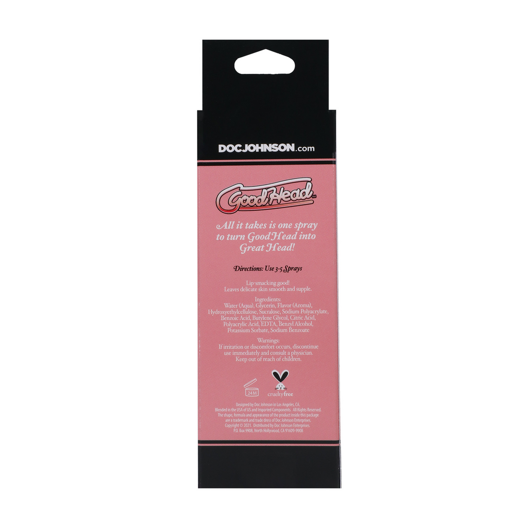 Doc johnson Juicy Head - Dry Mouth Spray - Pink Lemonade - 2 fl oz / 59 ml (782421080594)