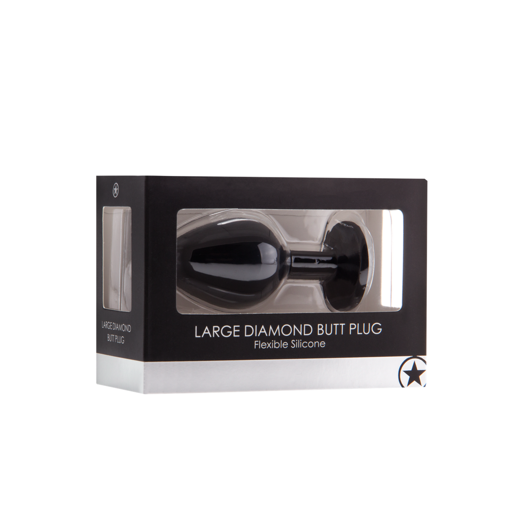 Ouch! by shots Diamanten Butt Plug - Groot (8714273786272)