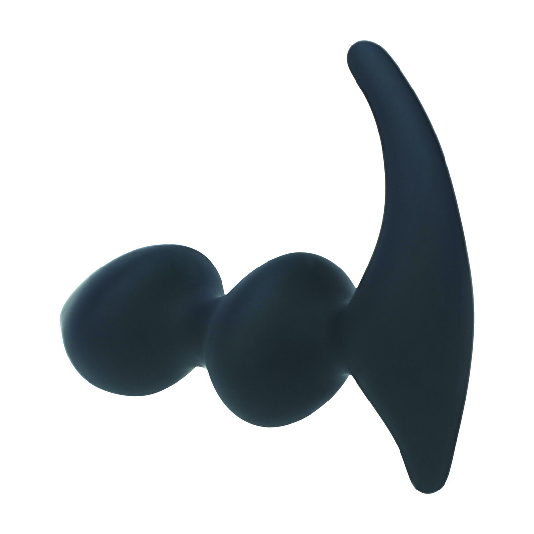 Levelz by shots Volledige Dubbele Golf Siliconen Prostaat Massager - Zwart (8714273066398)