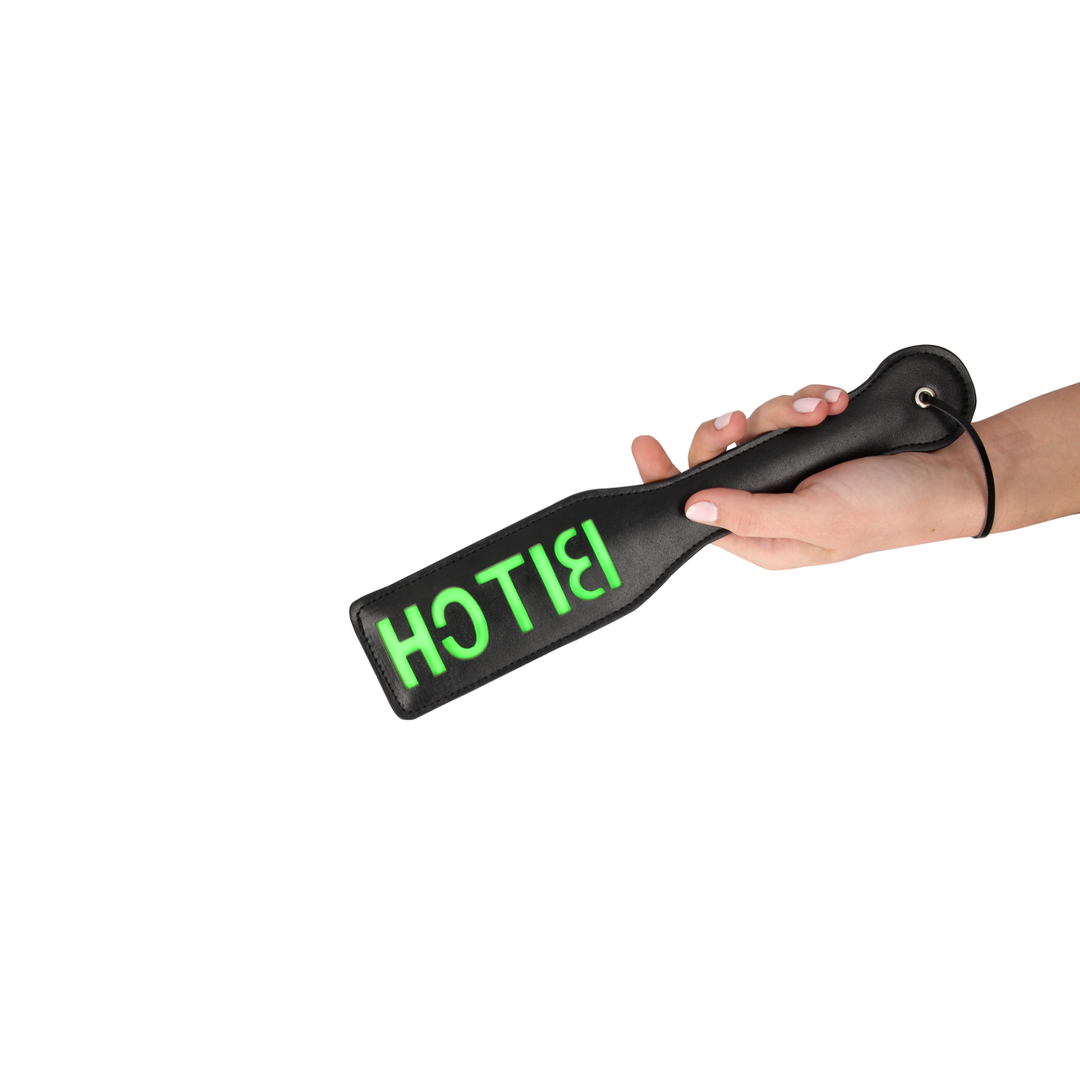 Ouch! by shots Bitch Paddle - Glow in the Dark - Neon Groen (8714273070203)