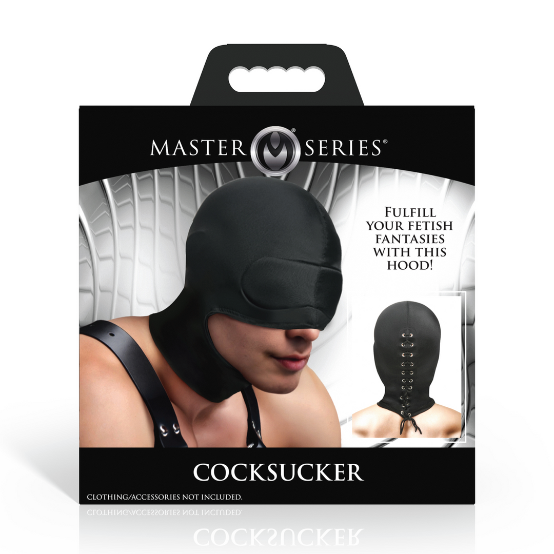 Xr brands Cocksucker - Kap met Open Mond - Zwart (848518058751)