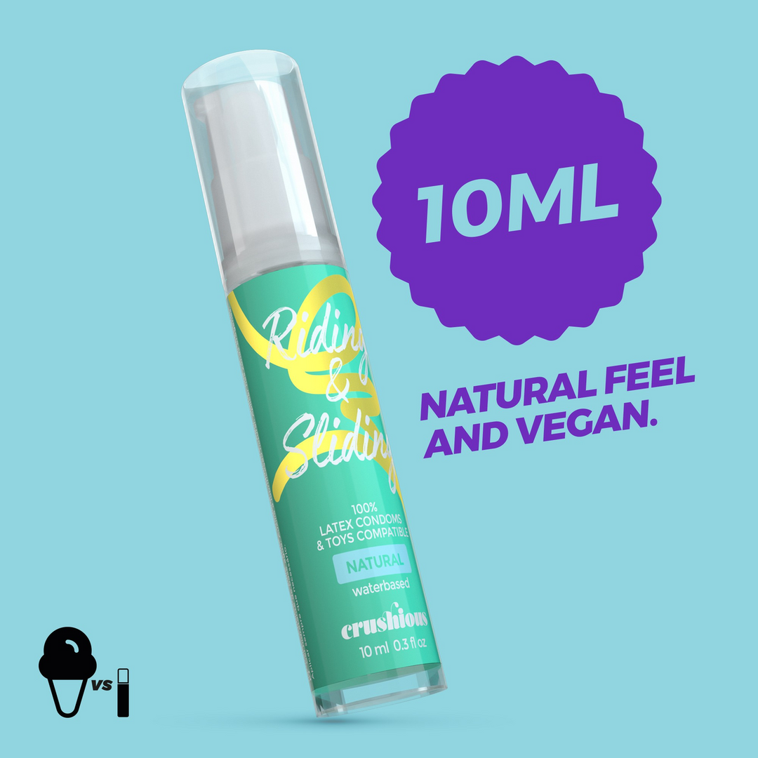 Crushious Rijden en Glijden - Waterbasis Glijmiddel - 0,3 fl oz / 10 ml (7403254159785)