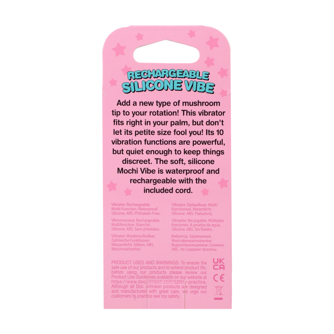 Doc johnson Paddenstoel Vibe - Oplaadbare Siliconen Vibrator - Roze (782421099602)