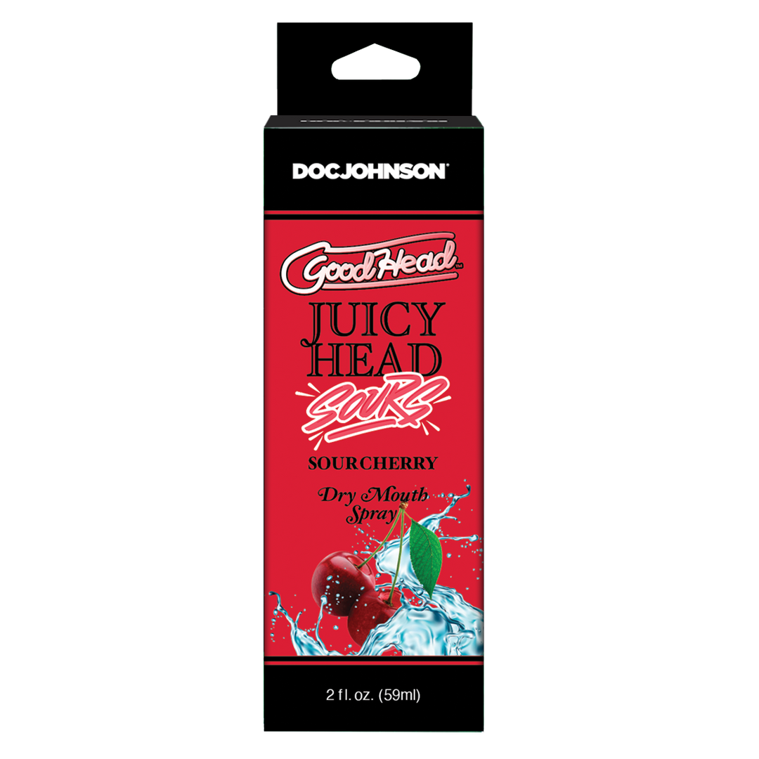 Doc johnson Juicy Head - Dry Mouth Spray - Sour Cherry - 2 fl oz / 60 ml (782421088620)