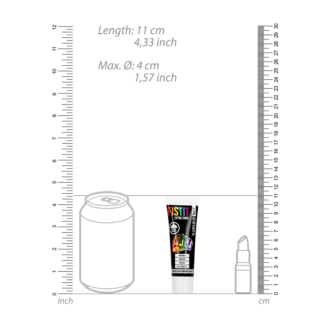 Fist it by shots Extra Dikke Glijmiddel - Rainbow - 0,8 fl oz / 25 ml (8714273936042)