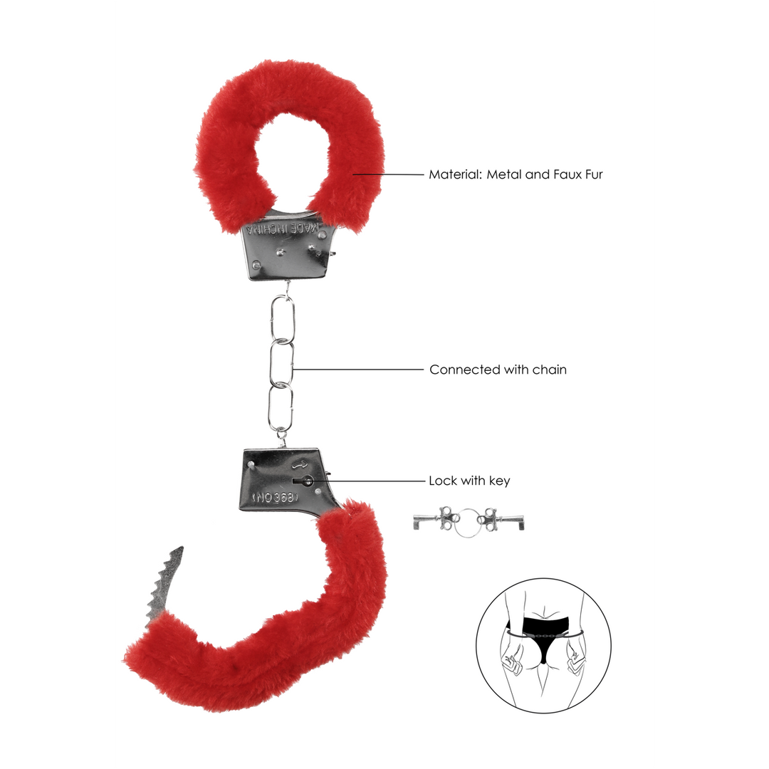 Ouch! by shots Beginner's Handcuffs Furry (8714273074102)