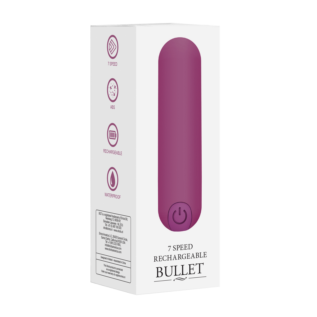 Be good tonight by shots 10 Speed Oplaadbare Bullet - Paars (8714273928870)