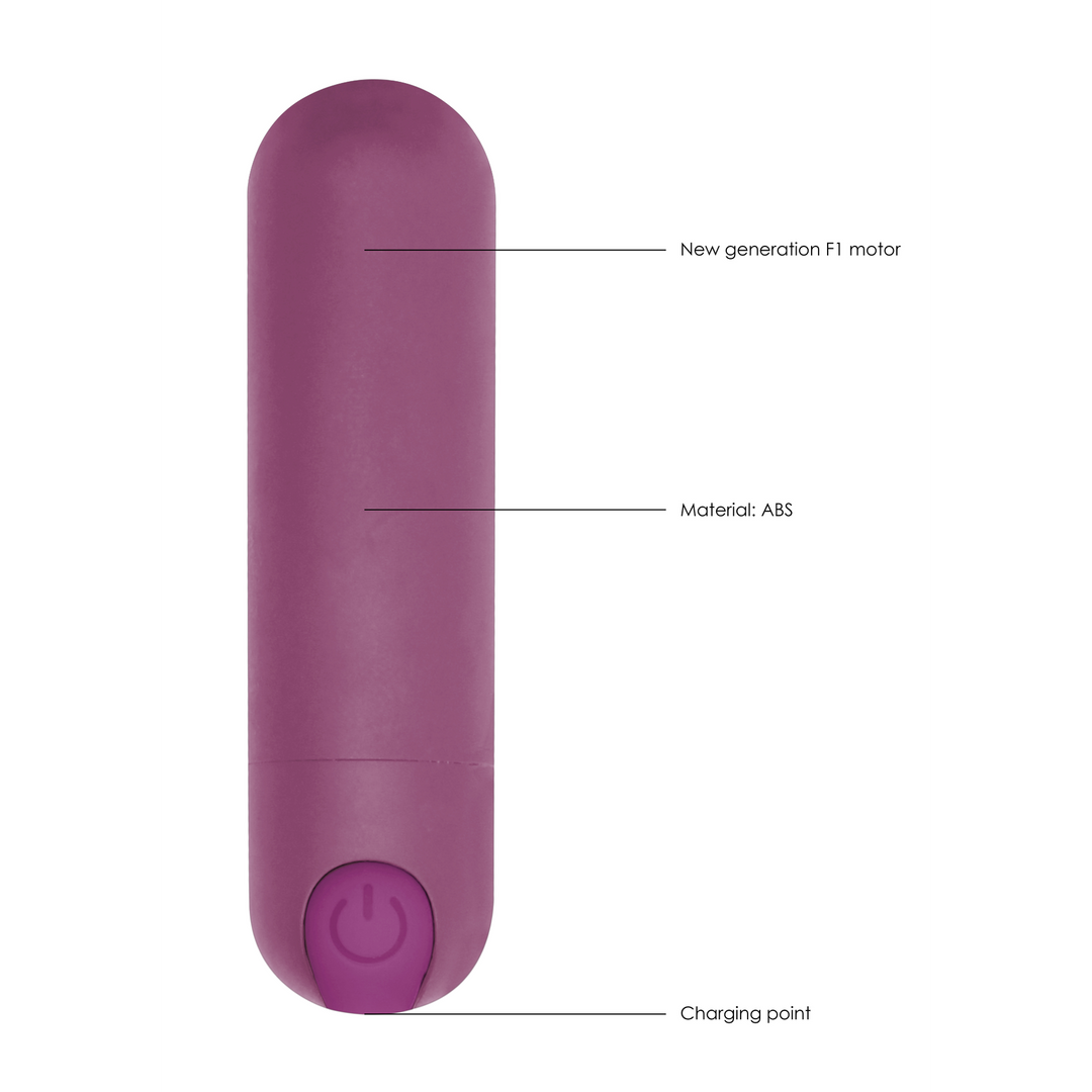 Be good tonight by shots 10 Speed Oplaadbare Bullet - Paars (8714273928870)