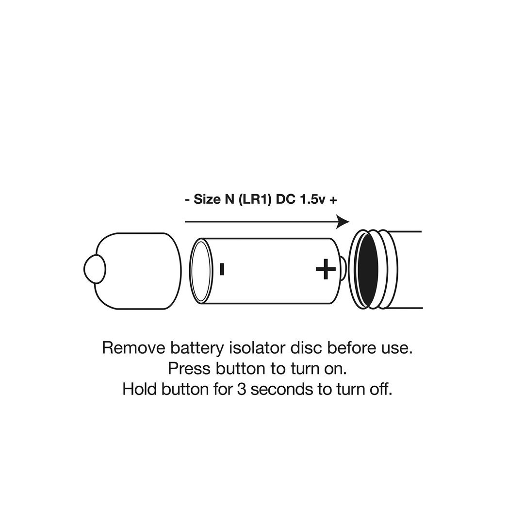 Rocks-off Vibrerende Bullet met 1 Snelheid - 3.15 / 80 mm (811041010060)