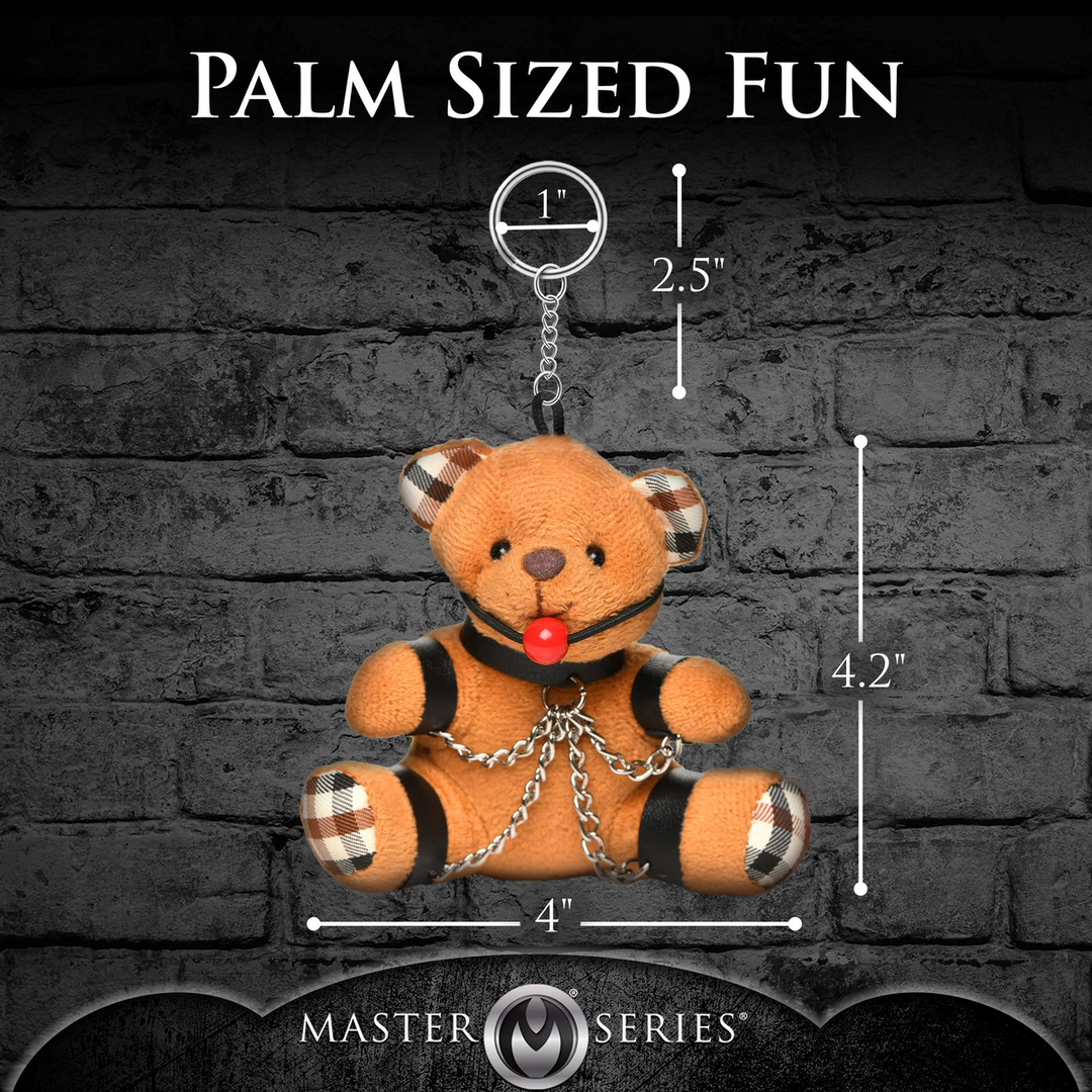 Xr brands Gegeselde Teddybeer Sleutelhanger - Bruin (848518050519)