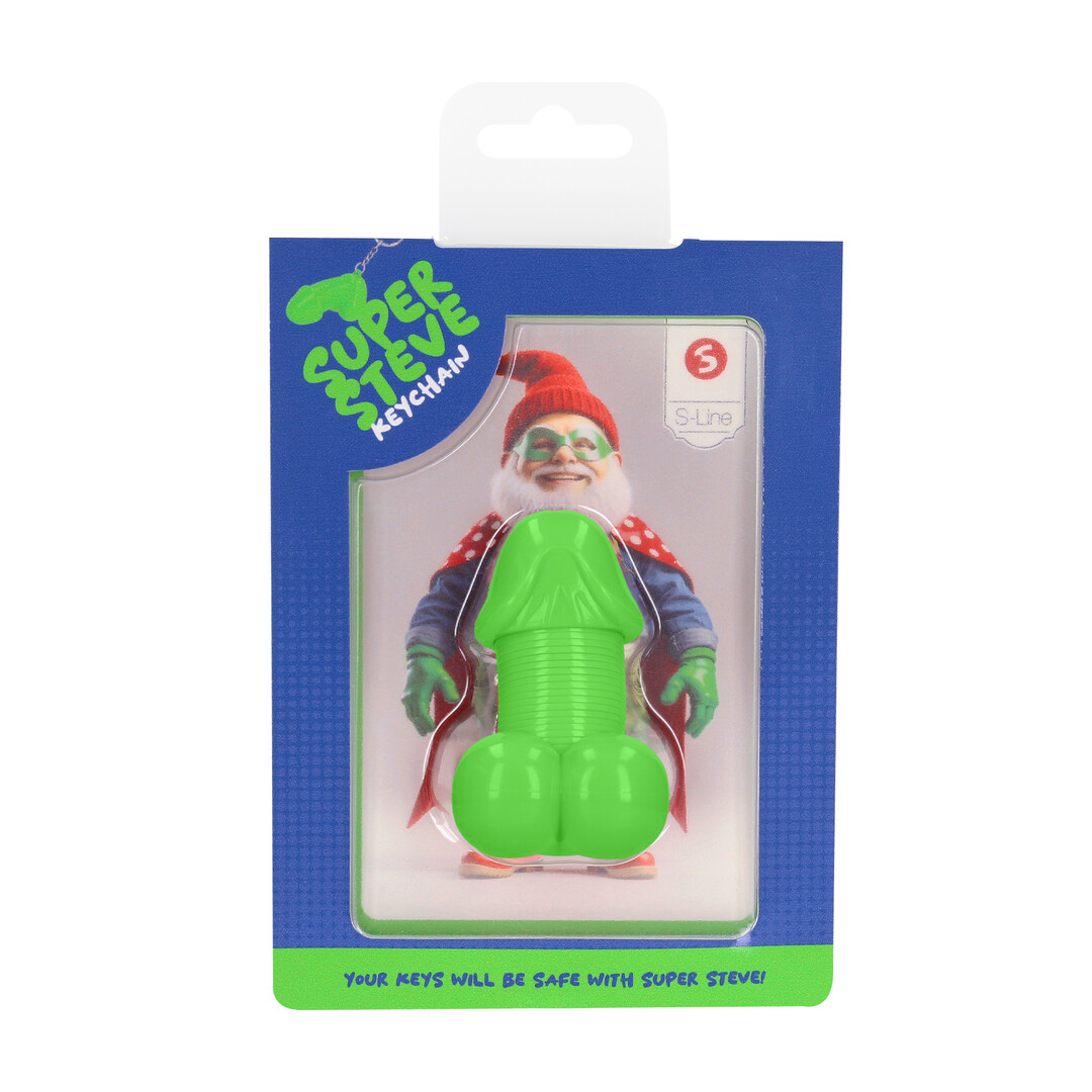 S-line by shots Super Steve - Sleutelhanger - Groen (8714273026323)