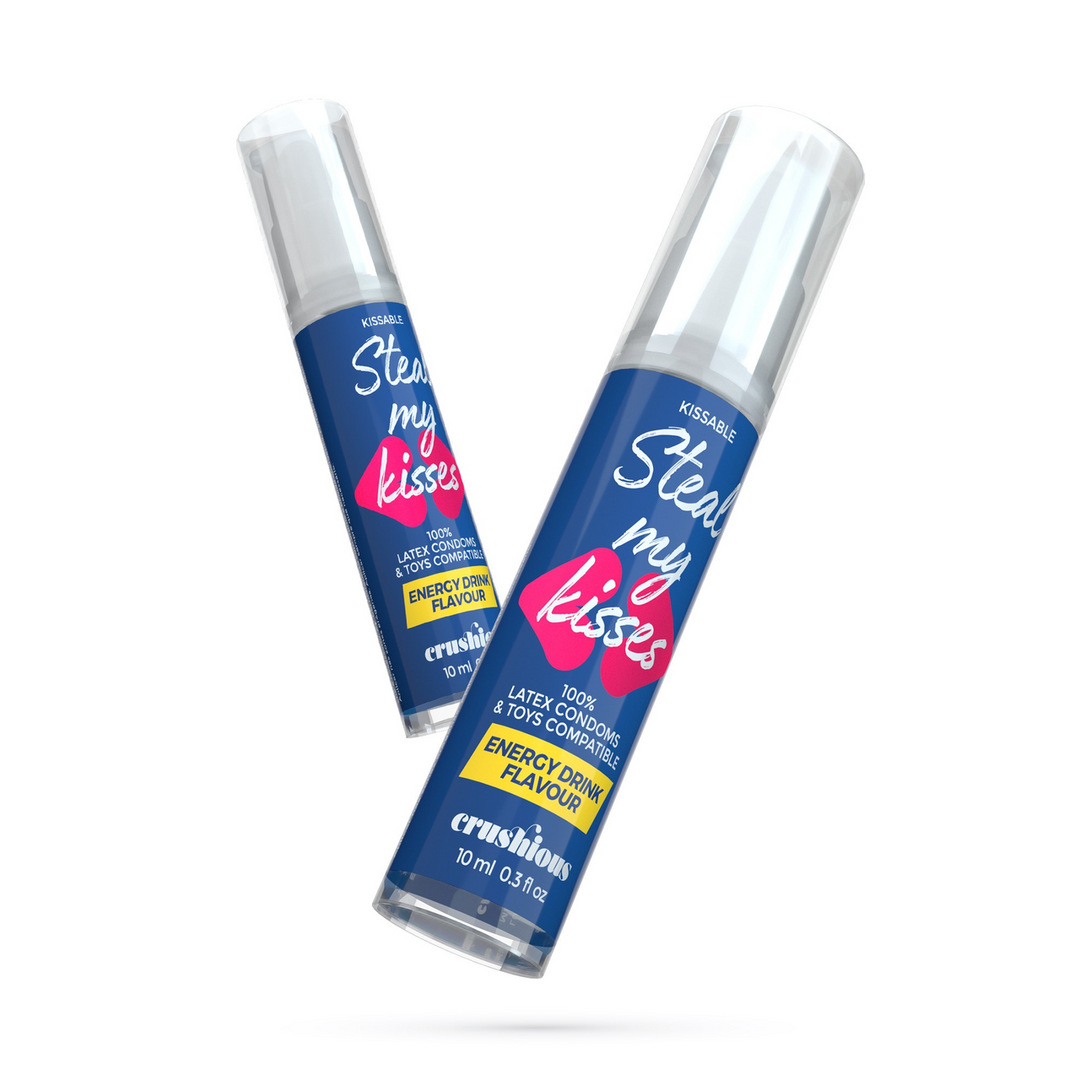 Crushious Steal My Kisses - Glijmiddel - Energiedrank Smaak - 0,3 fl oz / 10 ml (7403254159808)