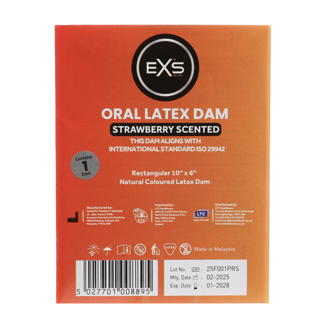 EXS Monddam - Aardbei - 1 Stuk (5027701008895)
