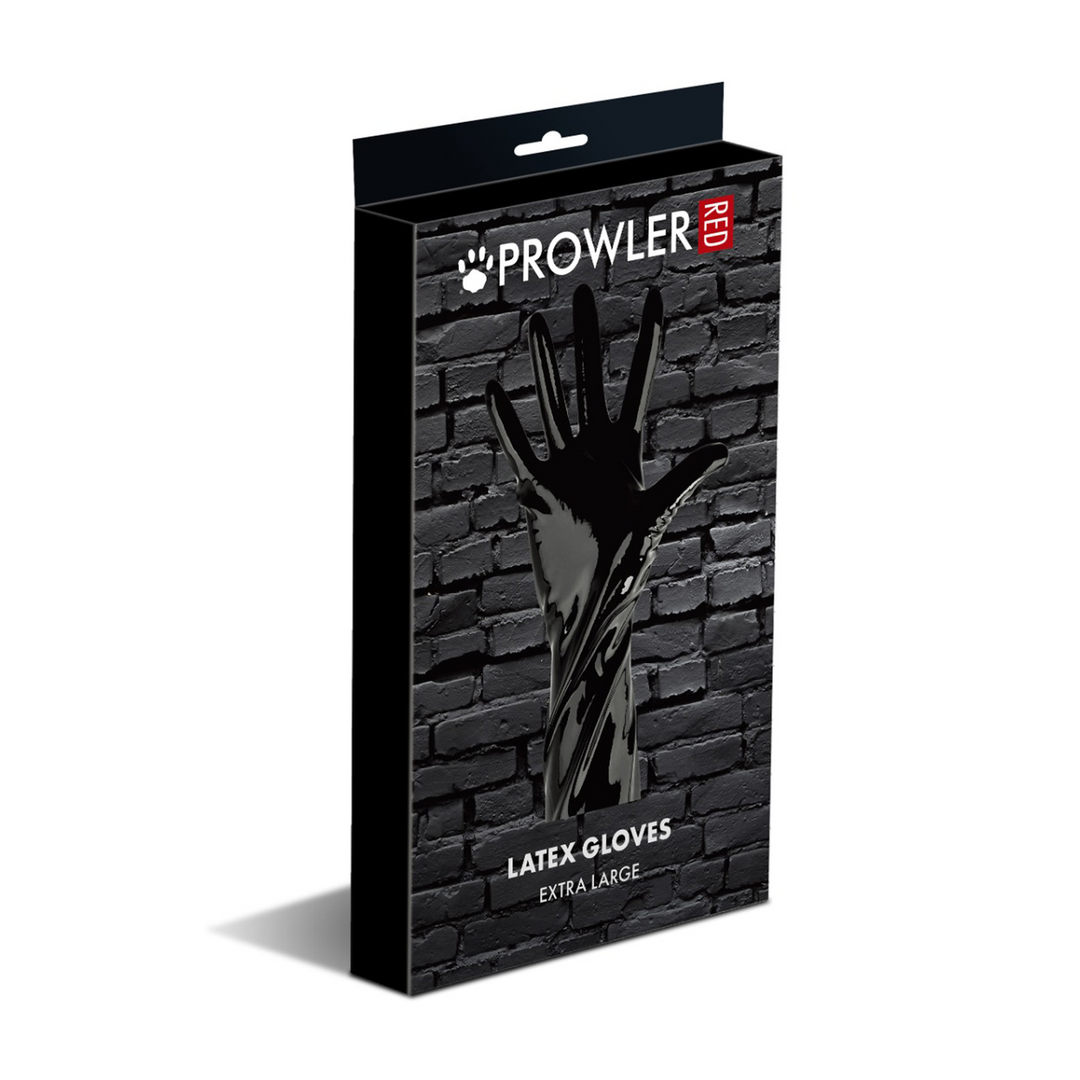 Prowler red Latex Handschoenen - X Groot - Zwart (4890808281819)