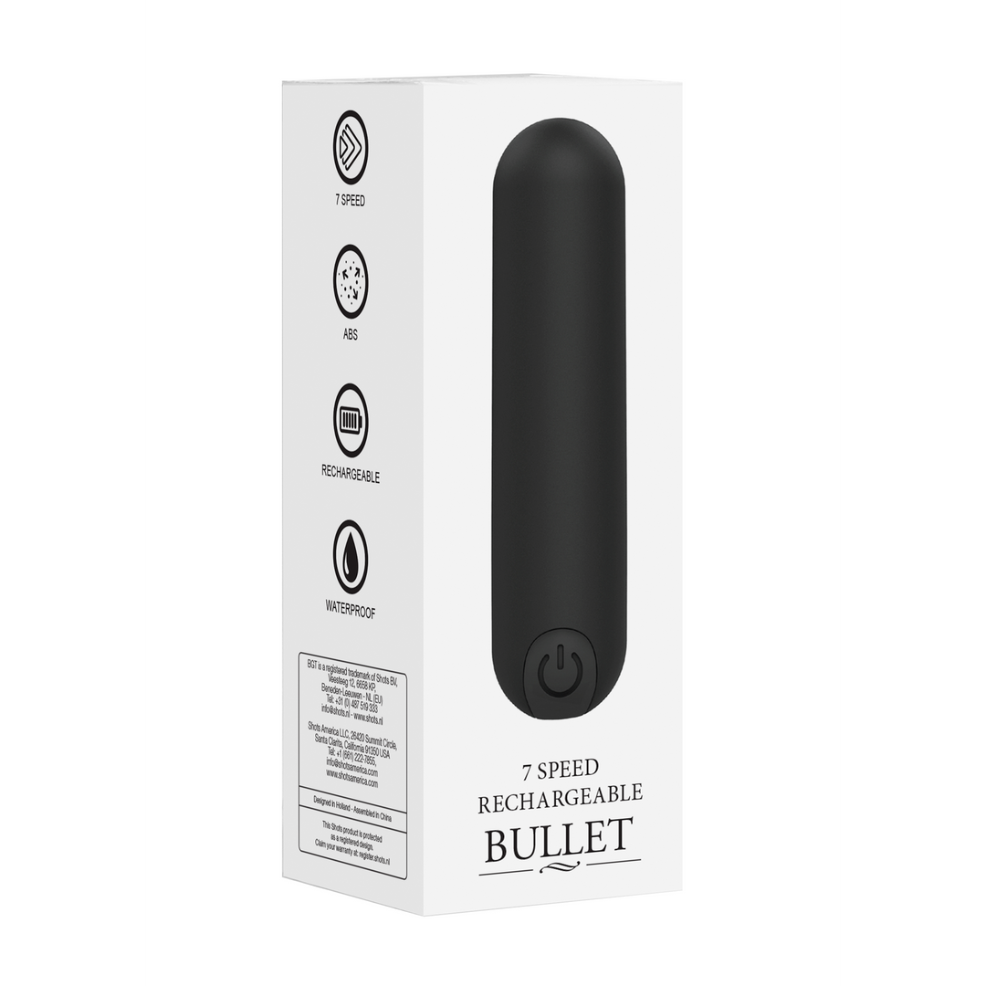 Be good tonight by shots 10 Speed Oplaadbare Bullet - Zwart (8714273928849)