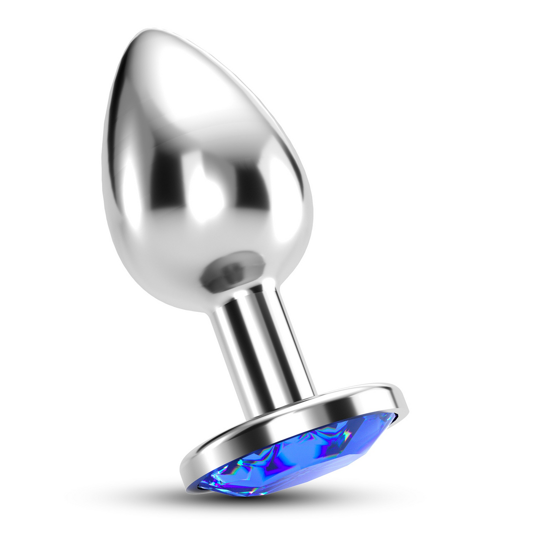 Crushious Bijou - Anale Sieraad Plug - Medium - Blauw (799632355298)