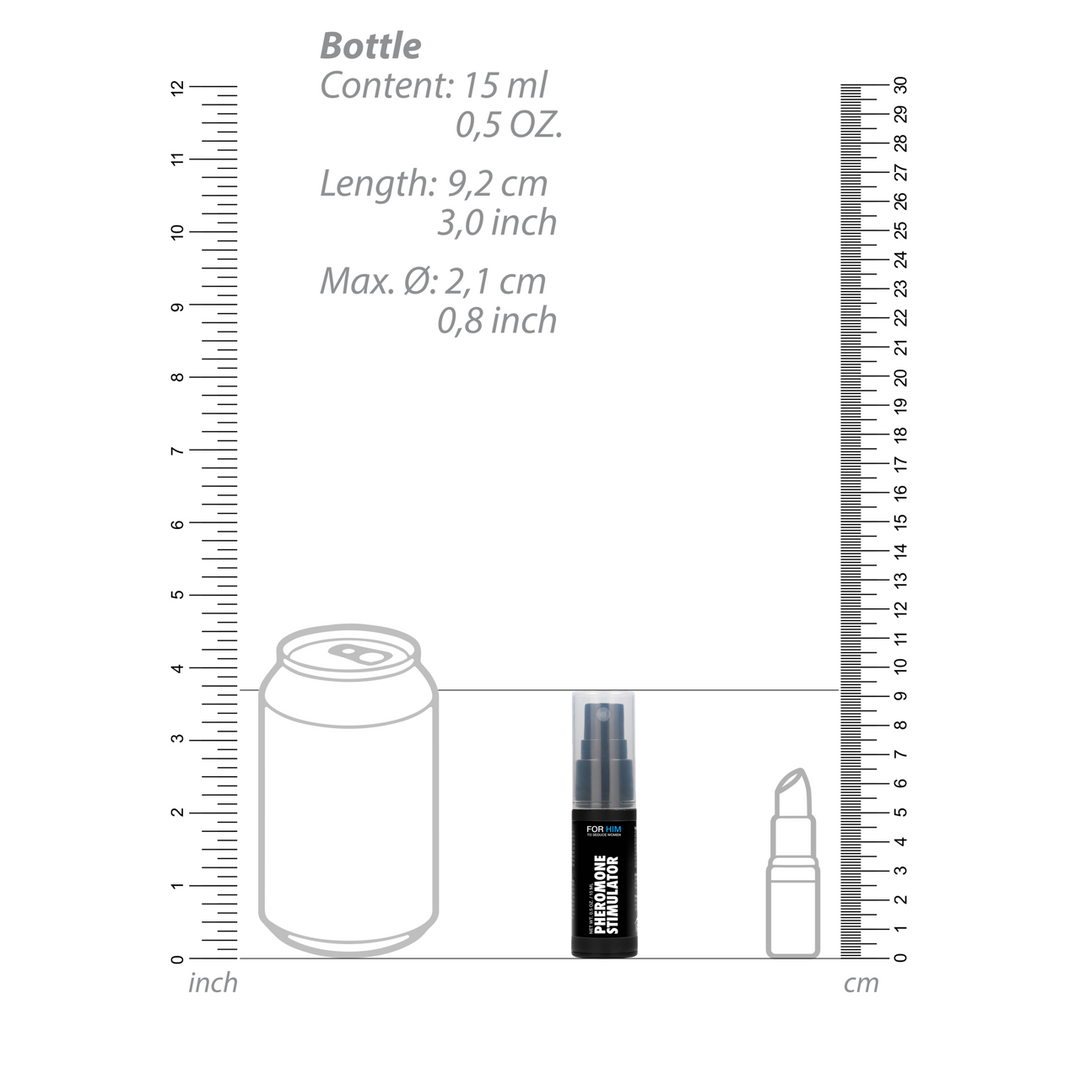 Pharmquests by shots Pheromone Stimulator voor Hem - 0,5 fl oz / 15 ml (8714273491596)