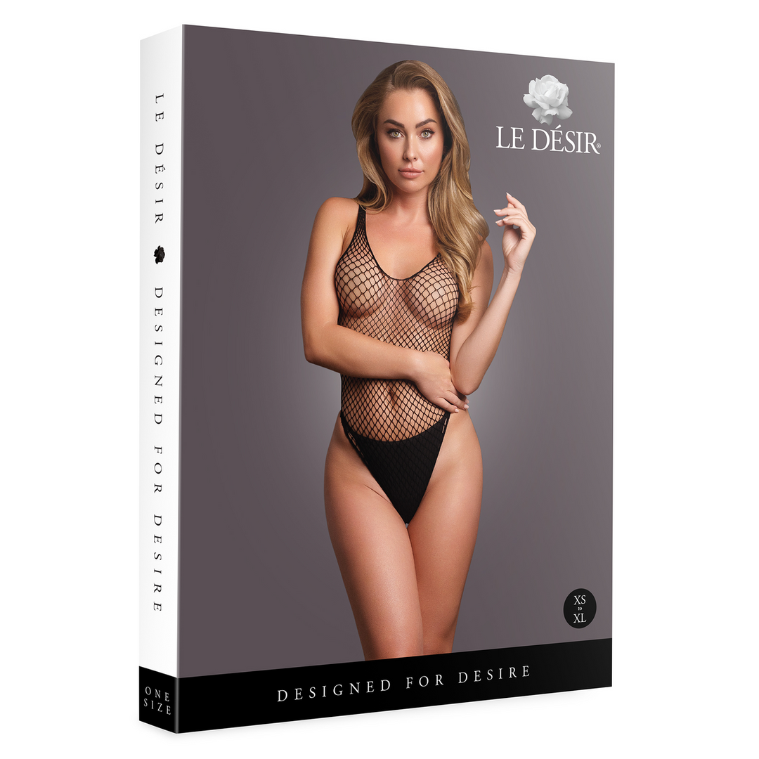 Le désir by shots Body met Visnetstructuur - OS - Zwart (8714273049889)