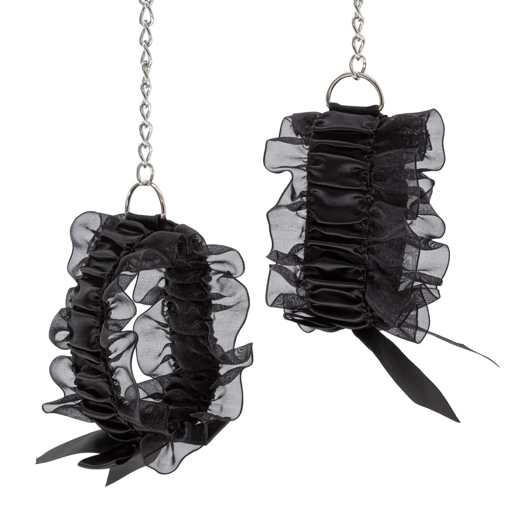 Crushious Lace Me Up - Bondage Lacy Set - Zwart (799632355137)